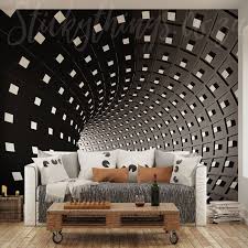 Discuss your project with us! Xl Infinity 3d Illusion Wall Mural Infinity Tunnel 3d Effect Mural