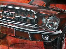 Ford Mustang 1967 Painting By Cedric