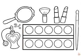 makeup coloring pages at gbcoloring