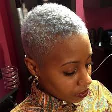 While longer hair can make thin strands seem even thinner, shorter hairdos can play up volume and gray hairs can sometimes grow in with a wiry texture and fewer natural oils. 40 Twa Hairstyles That Are Totally Fabulous Short Grey Hair Short Natural Hair Styles Natural Hair Styles