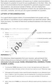 Sample Letters Of Recommendation Template And Format