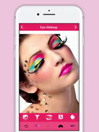 eye makeup photo editor on the app