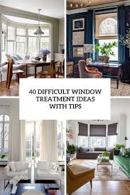 40 difficult window treatment ideas