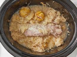 slow cooker pork and sauer recipe