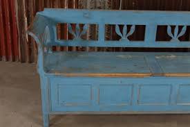 retro vintage antique pine garden bench