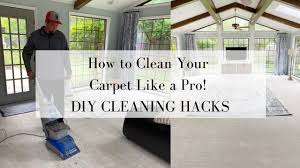 easy carpet cleaning tips tricks