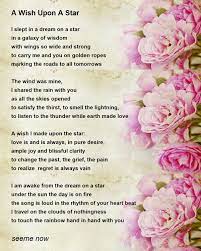 a wish upon a star poem by seeme now