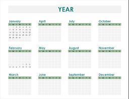 Calendar Creator Any Year