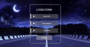simple transpa login form using