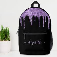 glitter backpacks zazzle