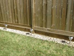 How To Rock Border Along The Fence