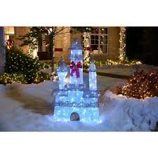 16 festive outdoor holiday decorations that'll brighten up your yard. Home Depot Is Selling A 6 Foot Light Up Christmas Castle