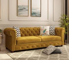 3 seater sofa velvet chestnut brown