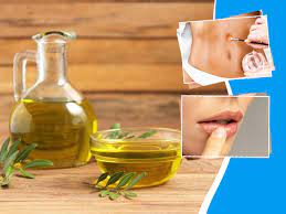 chapped lips oil your belly on to