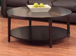Stockholm Round Coffee Table With Shelf