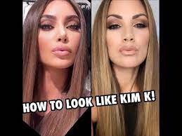 how to look like kim kardashian