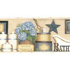 Wallpaper Border Bath Laundry