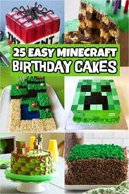 best minecraft birthday cakes