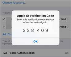 get apple id verification code without