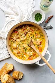 the best creamy seafood chowder fed fit