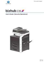 Find everything from driver to manuals of all of our bizhub or accurio products. Konica Minolta Bizhub C35 User Manual Pdf Download Manualslib