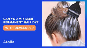 semi permanent hair dye with developer