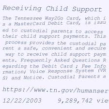 Once activated, child support payments will be applied to the custodial parent's debit card account. Www Tn Child Support Login Login Page