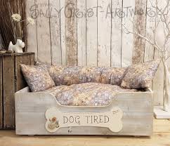 Handcrafted Wooden Dog Bed Beachcomber