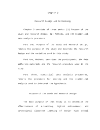 Parts of research paper chapter 3.it is often used in health care and the natural sciences. Pdf Chapter 3 Research Design And Methodology