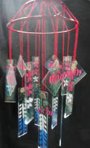 Japanese Chinese Glass Wind Chime