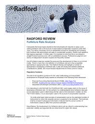 Radford Review Radford Valuation Services