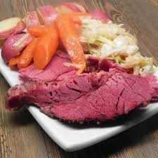 The term corned comes from the large pieces of rock salt that is used for the brine. Braised Corned Beef Brisket Recipe Allrecipes