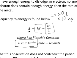 Photon Energy Equation You
