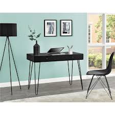 Affordable student desk with a black frame and rated 5 out of 5 by trina from great desk great little desk for the job we required. Altra Owen Retro Student Desk Black 9890196com Staples Ca