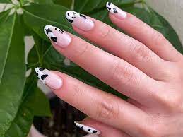 cow print nail polish trends to try