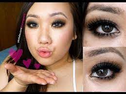 sultry smokey eyes for prom monolids