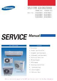 samsung ar09hsfshwkncv service manual