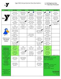 foglia ymca group fitness schedule