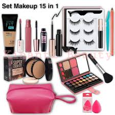 paket makeup lengkap 1 set makeup