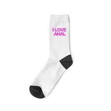 I love anal Socks - Funny Socks - Socks - Unisex Socks - Funny Gifts - Rude  Gifts - Banter Cards : Amazon.co.uk: Fashion