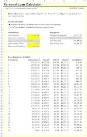 Loan Repayment Excel Template Amortization Calculator In With Extra