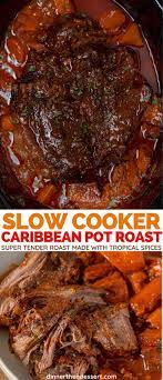 slow cooker caribbean pot roast recipe