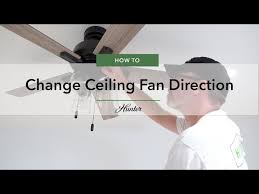 how to change ceiling fan direction for