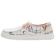Fit the whole family with styles for men, women, and kids. Hey Dude Shoes Wendy Doodle Shoes In Star White Hey Dude Shoes Footwear Annscottage Com