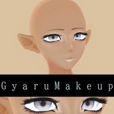 vroid gyaru makeup fem and masc