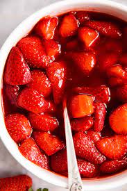 homemade strawberry sauce strawberry