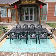 A family that dines together lives together, and what can be more interesting than spending time with your special ones? 11 Piece Cast Aluminum Patio Furniture Dining Set Outdoor Chairs And Table All Weather Anti Rust In Brozon Color Garden Furniture Sets Aliexpress