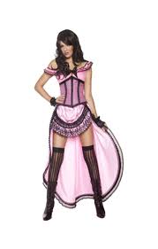 western saloon costume pink i y