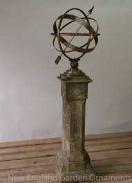 Antique Sundial Pedestal New England