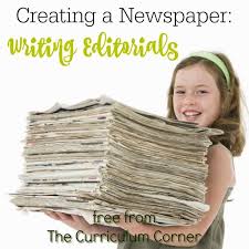 This how to write a newspaper report ks2 powerpoint will teach your students how to write an engaging newspaper article, with their target audience in mind. Newspapers Part 5 Editorials The Curriculum Corner 123